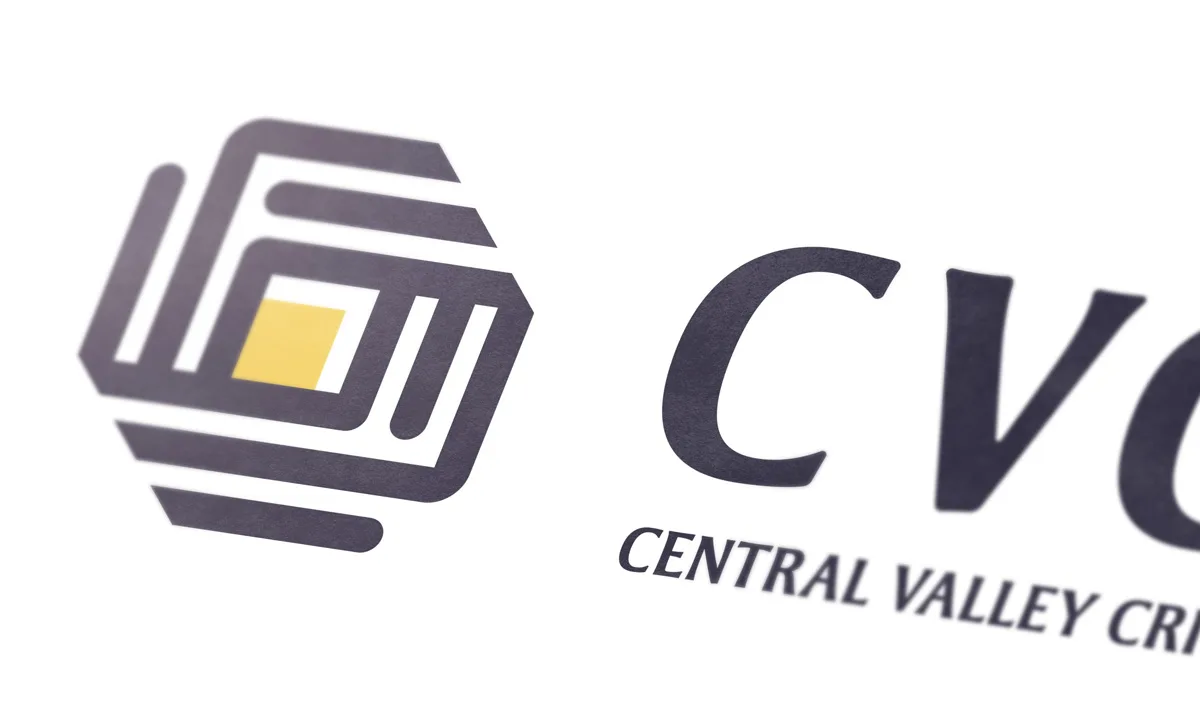 CVCCM brand identity and website detail system