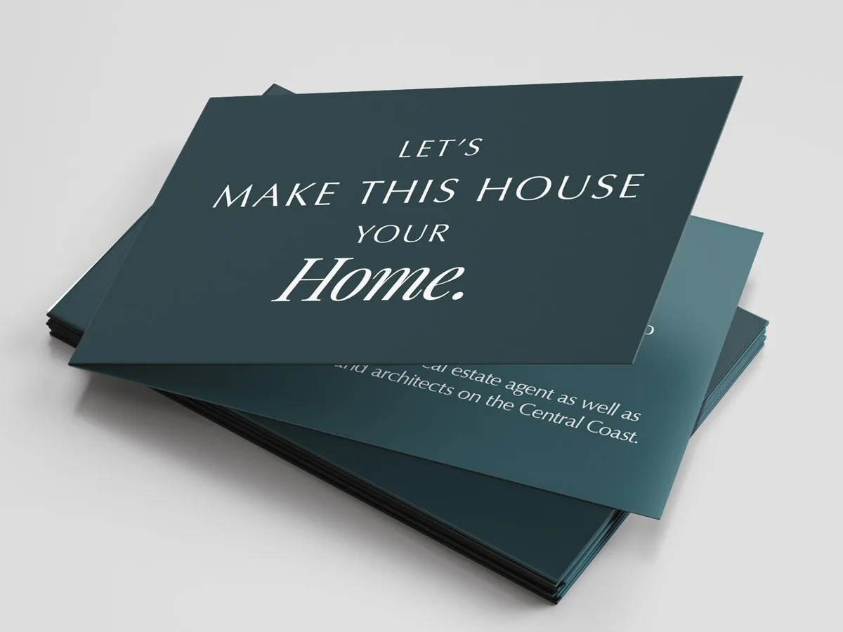 Gordon Construction brand messaging cards