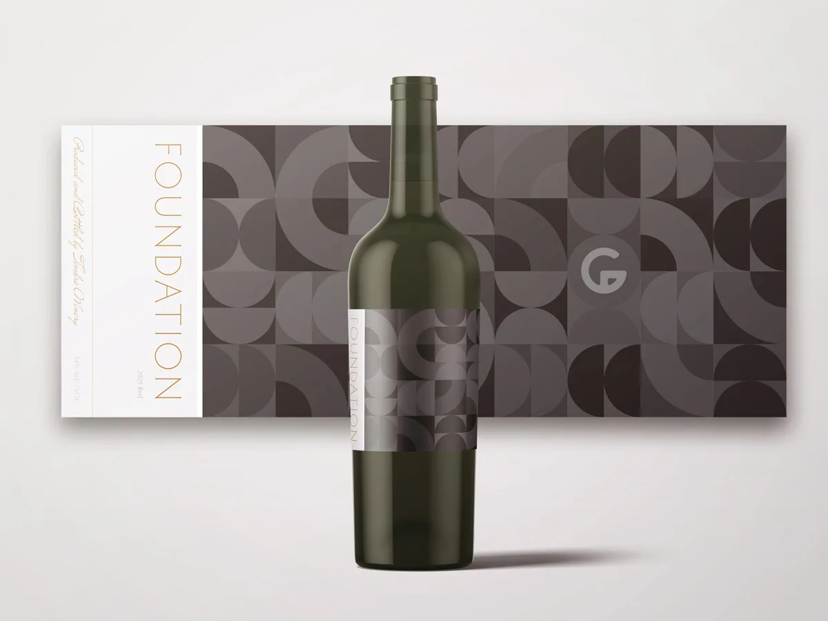 Gordon Construction brand extension packaging system for Foundation