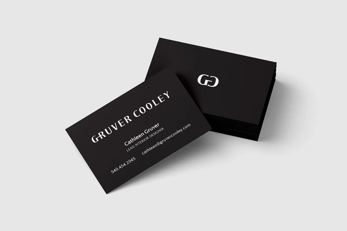 Gruver Cooley business cards