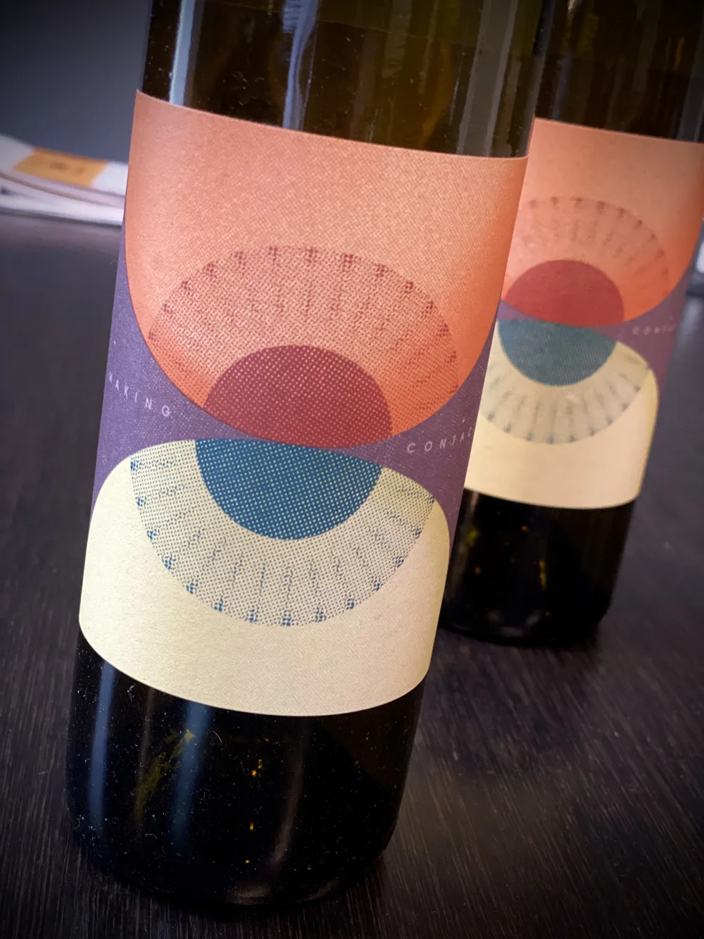 Making Contact Wine Label