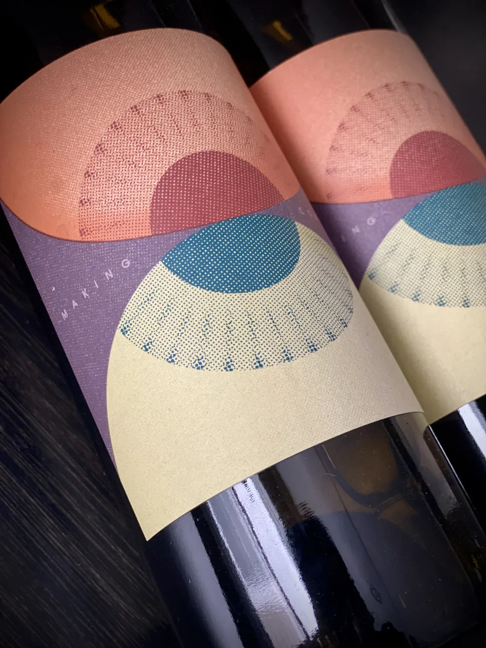 Making Contact Wine Label