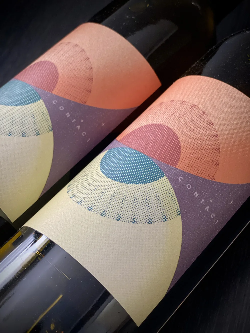 Making Contact Wine Label