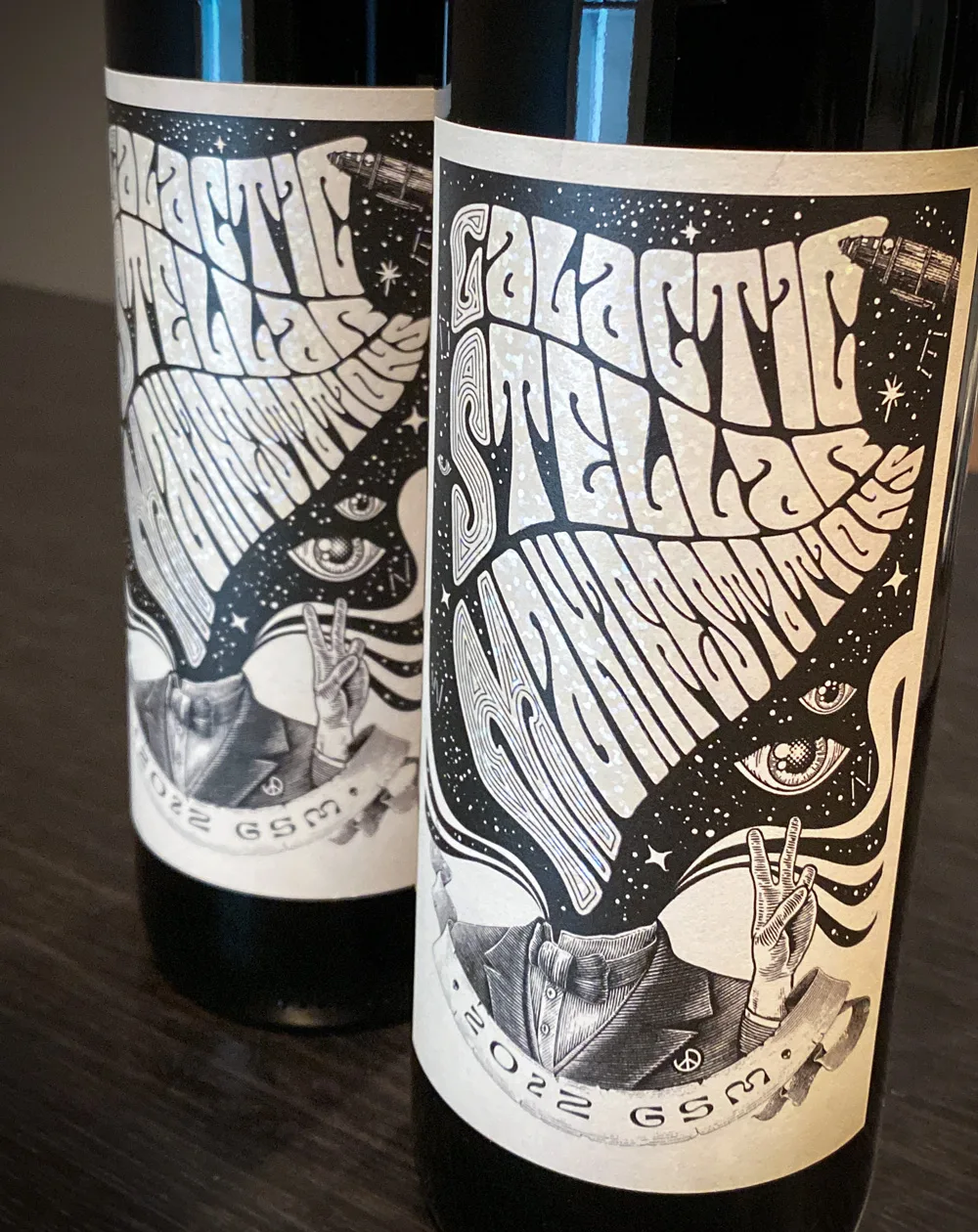 Galactic Stellar Manifestations Wine Label