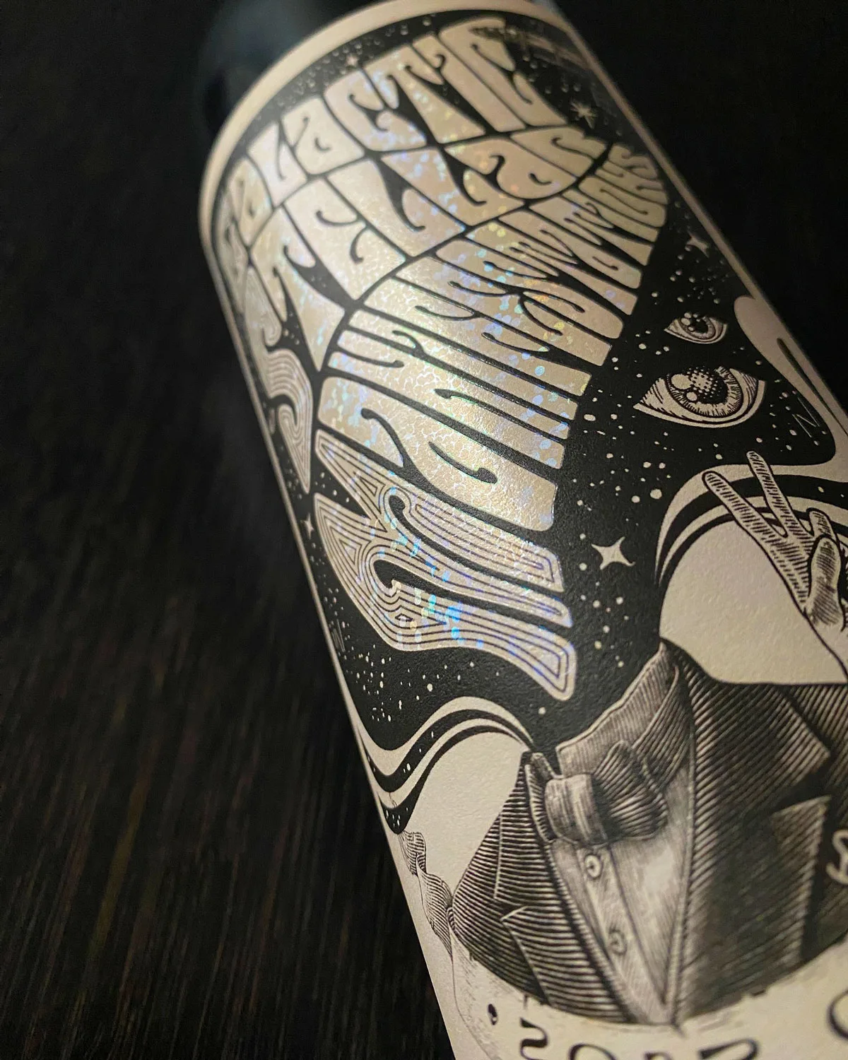 Galactic Stellar Manifestations Wine Label