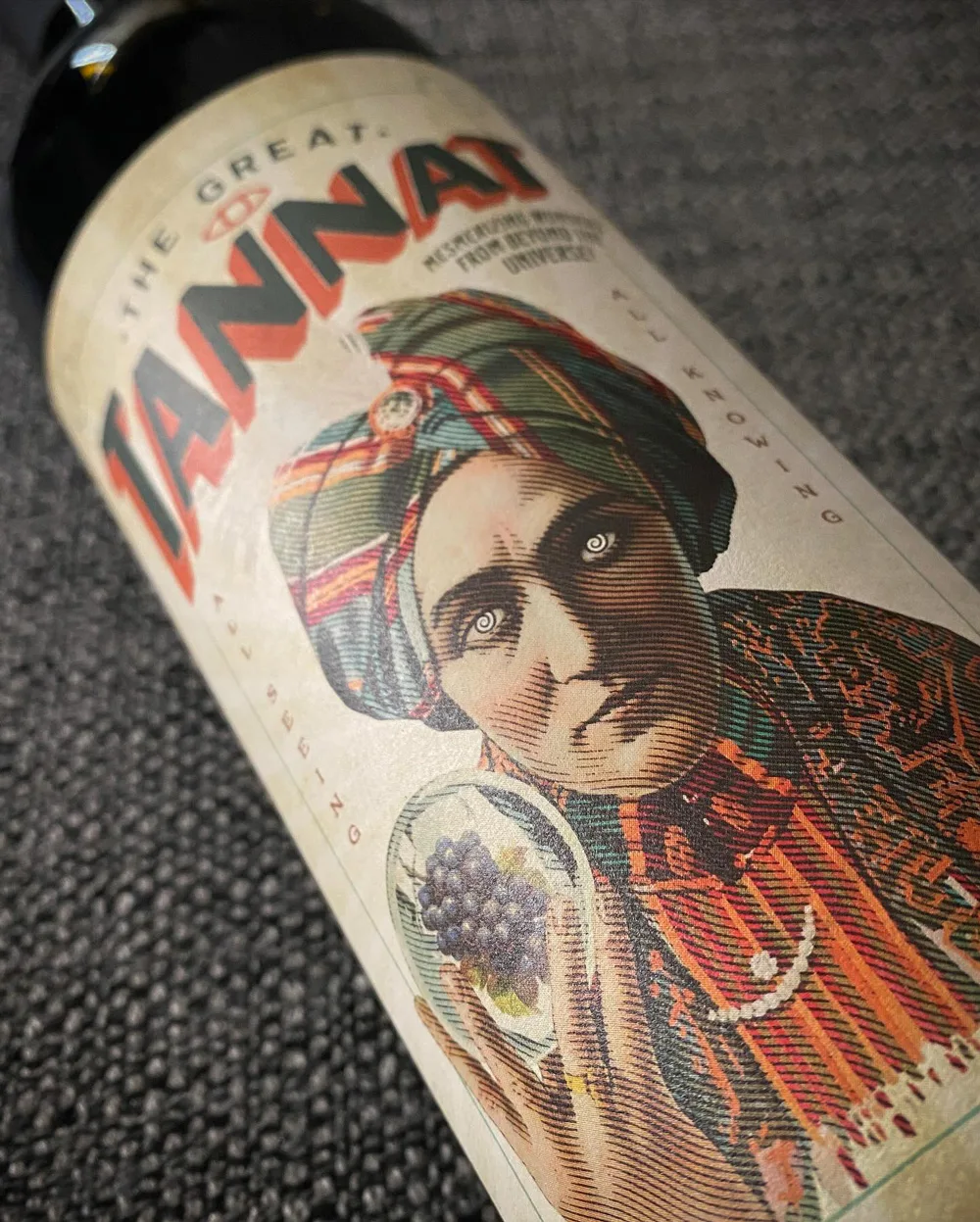 The Great Tannat Wine Label